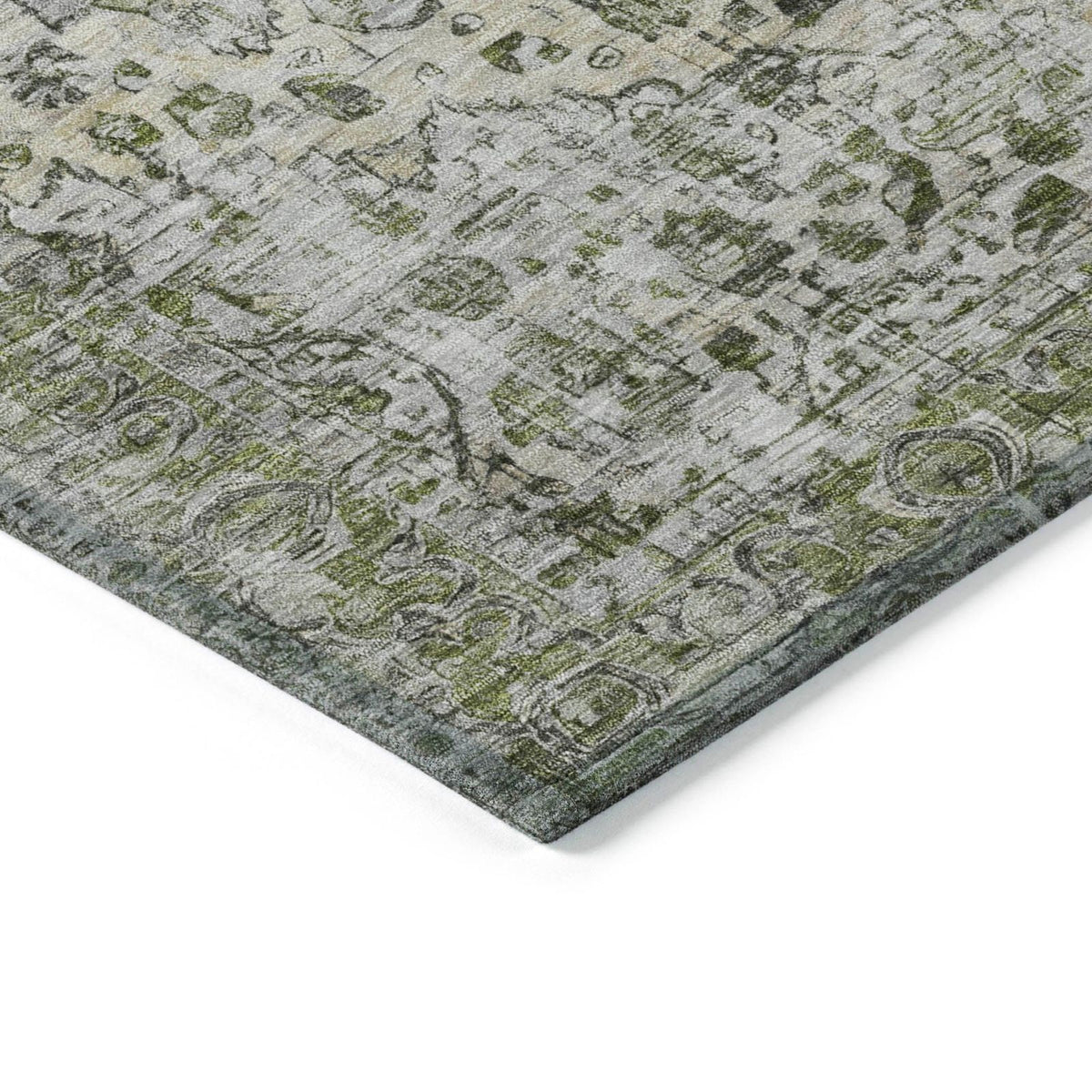 Jaelien Aloe Washable Indoor-Outdoor Rug