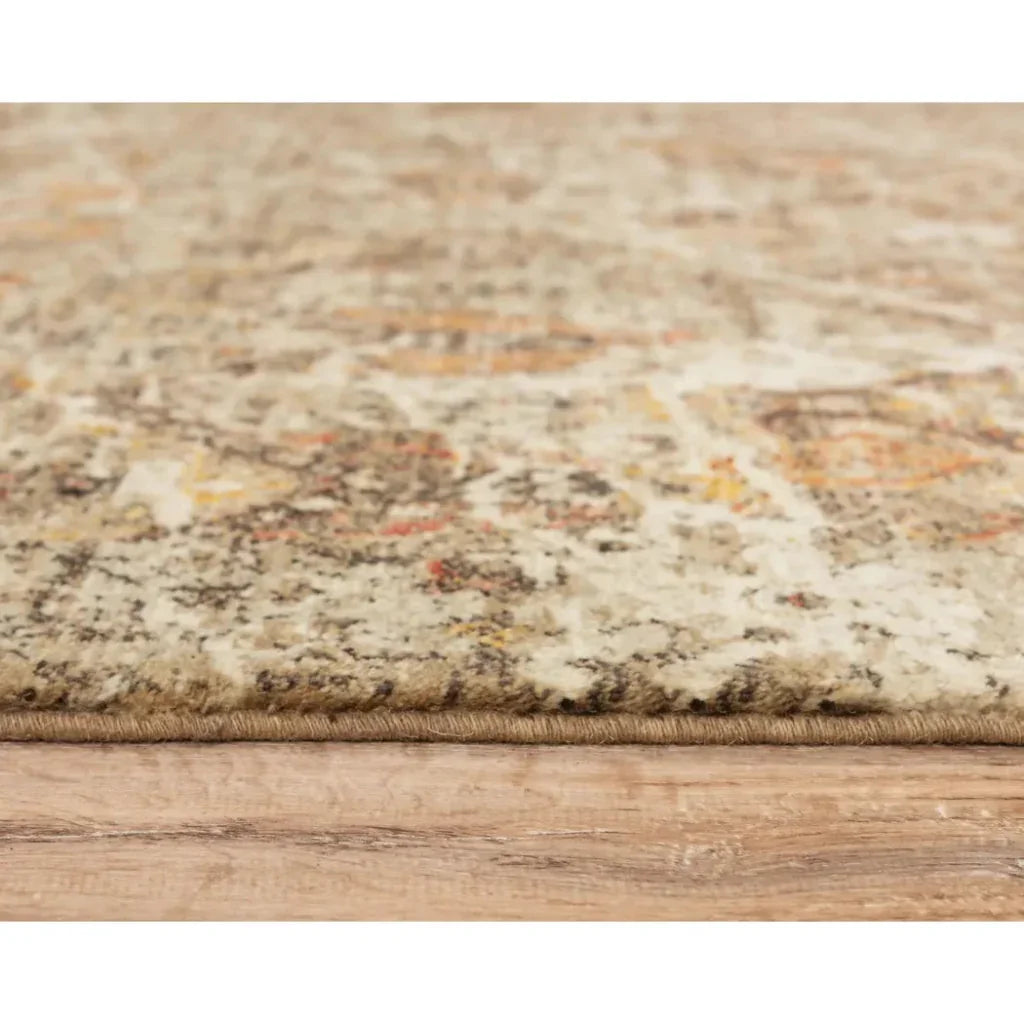 Cyng Geometric Brown/ Beige Large Area Rugs - LOOMLAN - LOOMLAN - Area Rugs