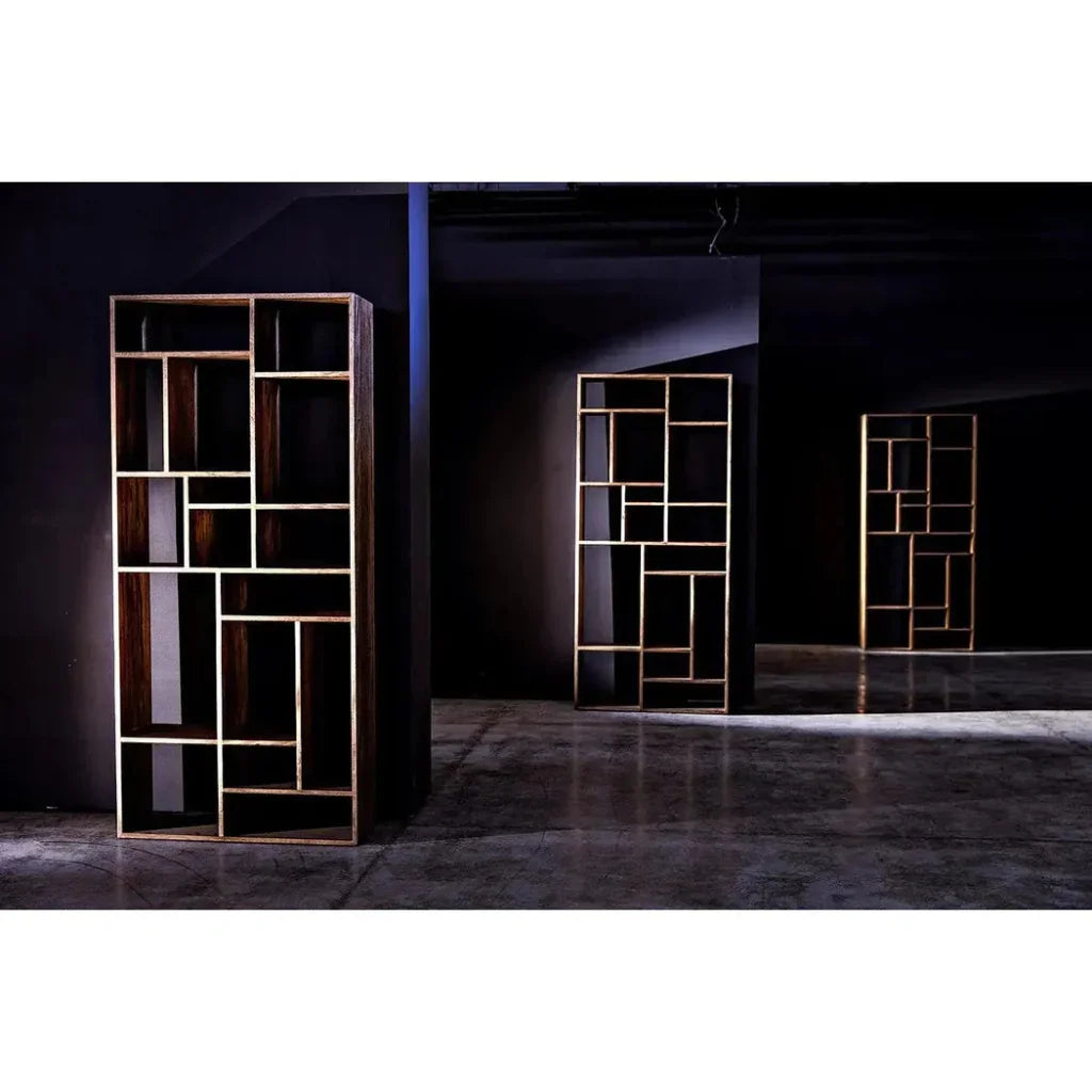 Malic Natural Wood Vertical Shelf -- view 11