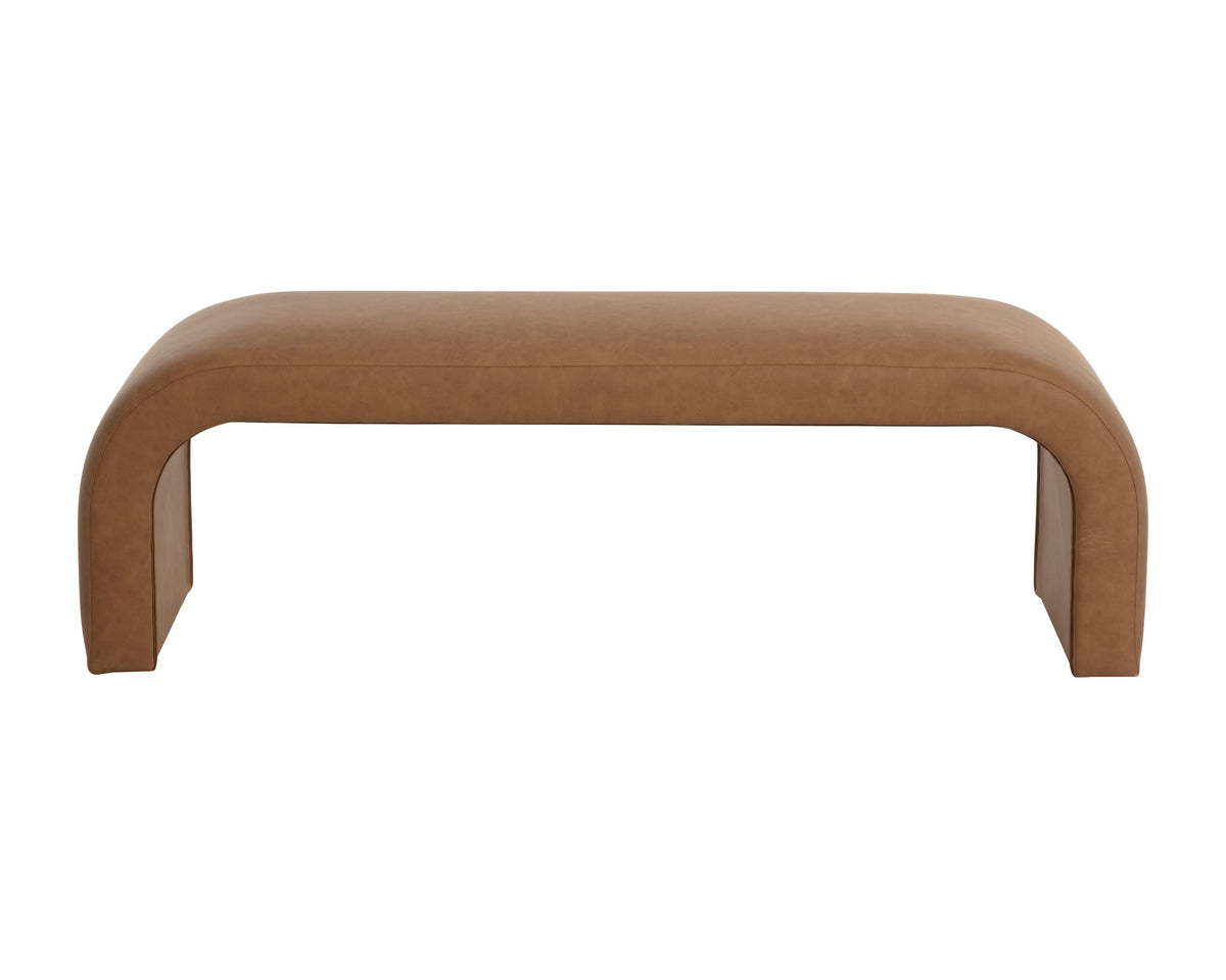 Nahara Faux Leather Bedroom Bench -- view 12