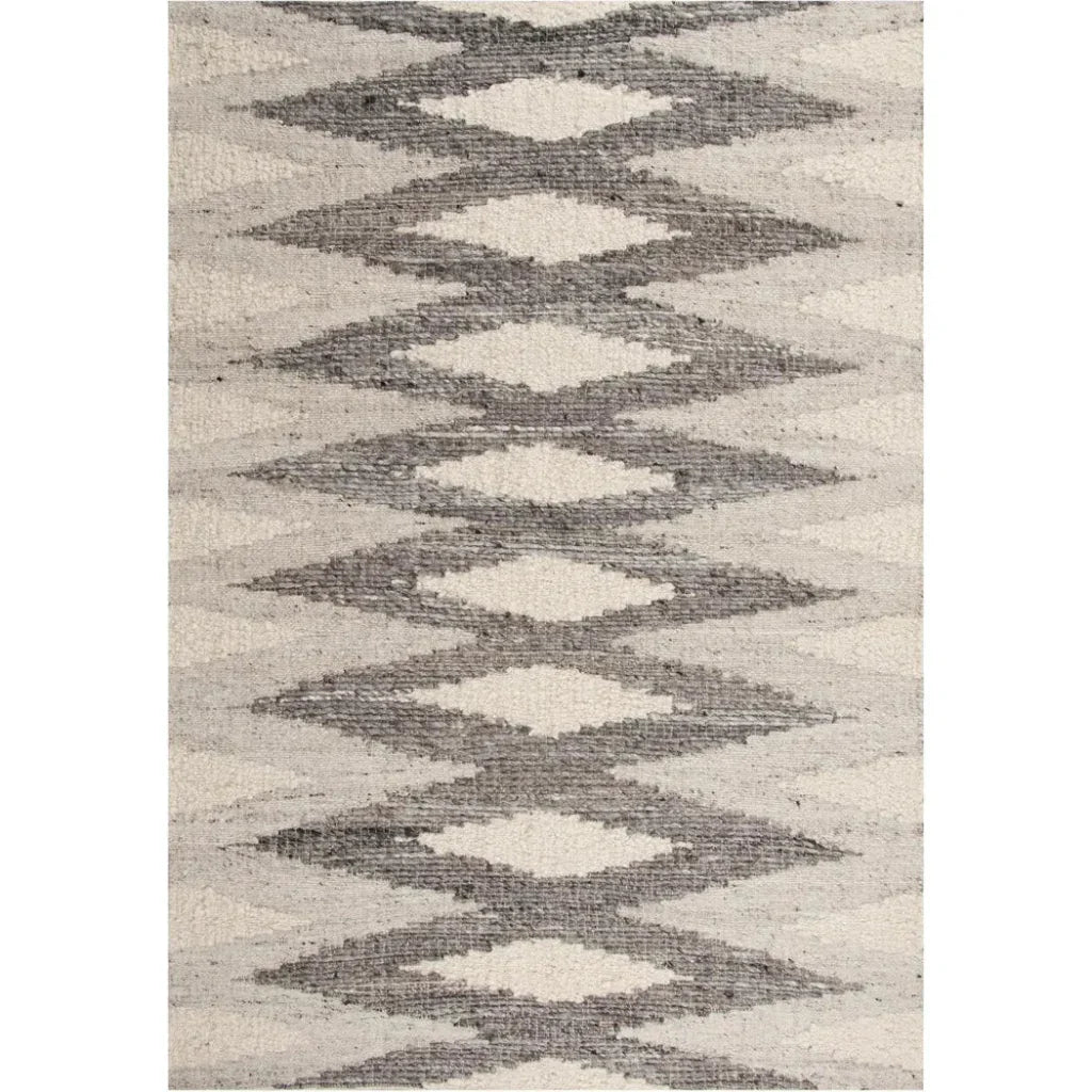 Chap Geometric Silver Area Rugs For Living Room