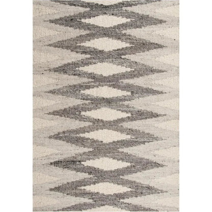 Chap Geometric Silver Area Rugs For Living Room