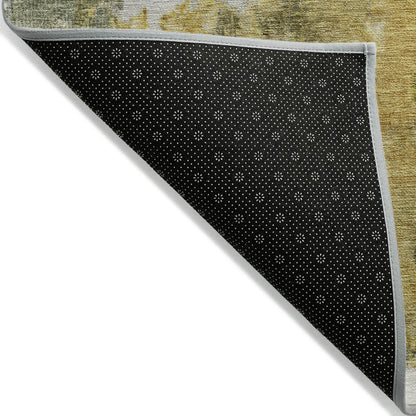 Jaelion Brown Washable Indoor-Outdoor Rug