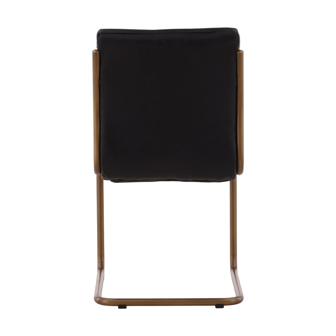Furniture Classics Russotto Black Leather Dining Chair 2PC