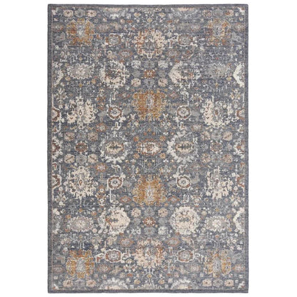 Dhar Persian Blue Large Area Rugs For Living Room