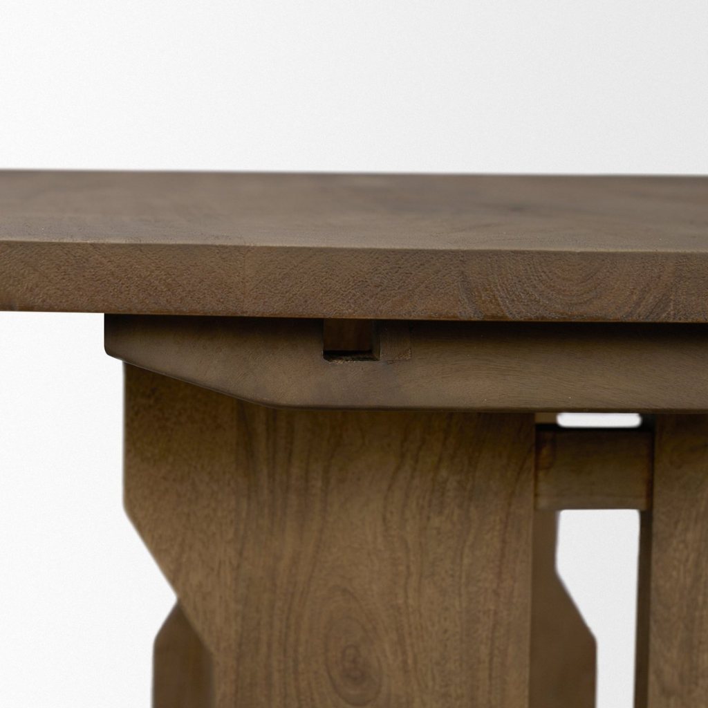 Rooke 84" Solid Wood Extendable Rectangular Dining Tabl -- view 7