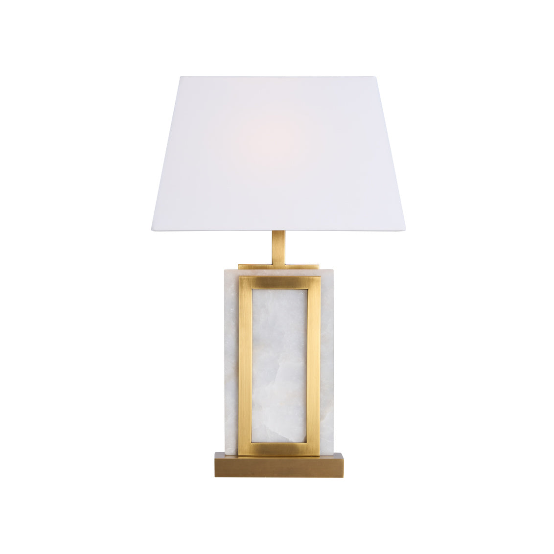 Wildwood Hopewell Alabaster White Table Lamp