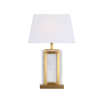 Wildwood Hopewell Alabaster White Table Lamp
