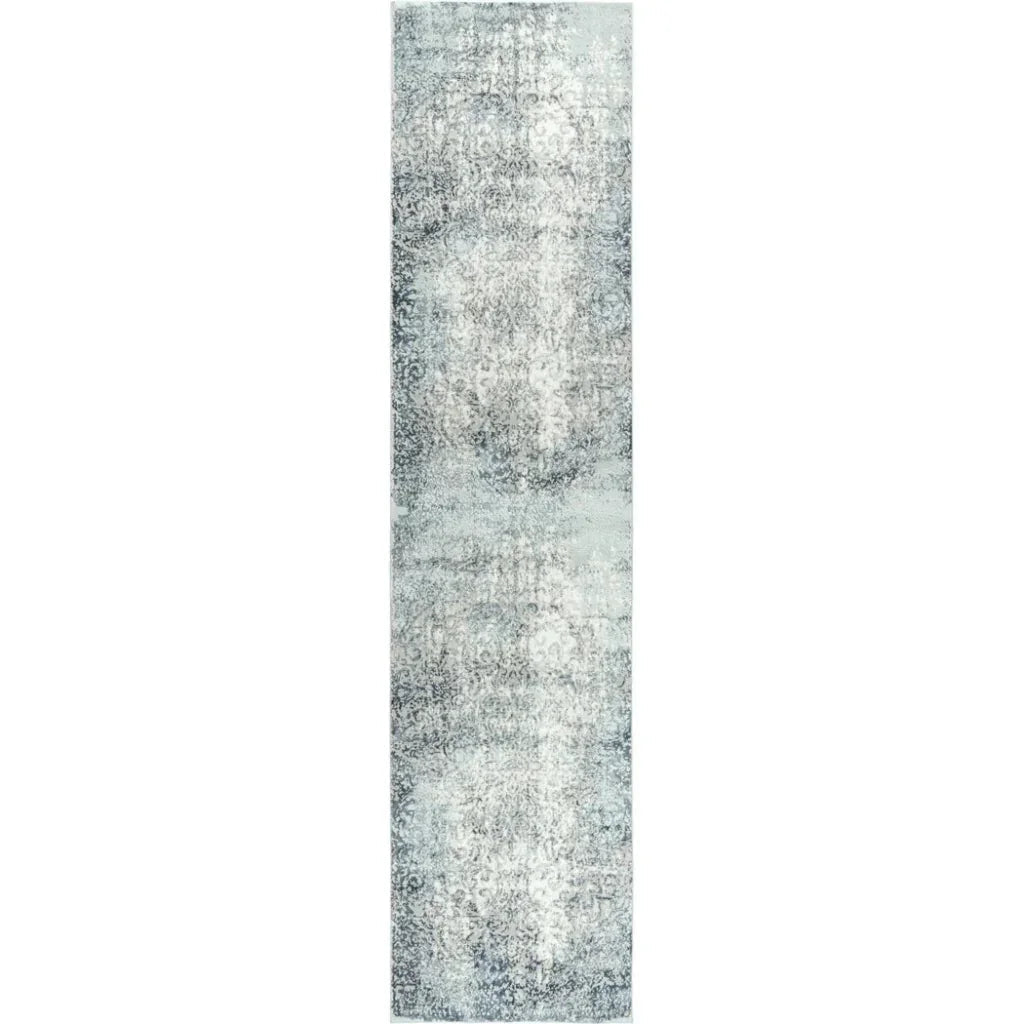 Brac Vine Gray Kitchen Hallway Runner Rug