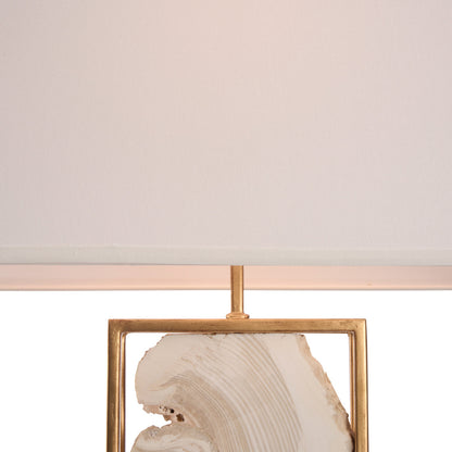 Chelsea House Clam Shell White Table Lamp