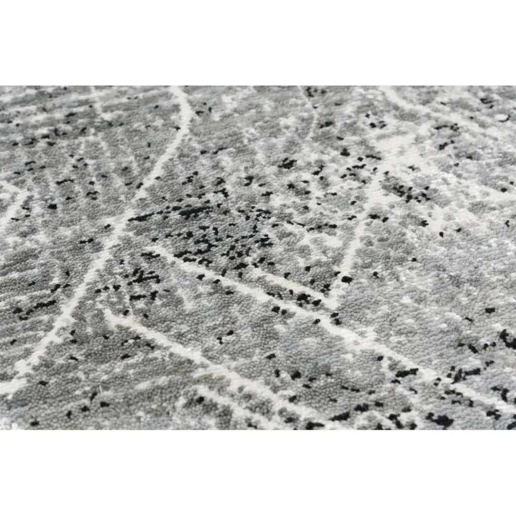 Coll Geometric Gray Large Area Rugs For Living Room - LOOMLAN - LOOMLAN - Area Rugs