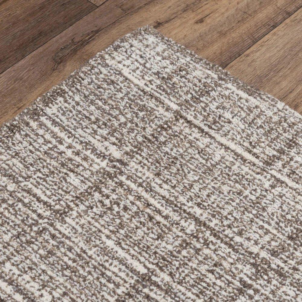 Chik Solid Brown Area Rugs For Living Room -- brown