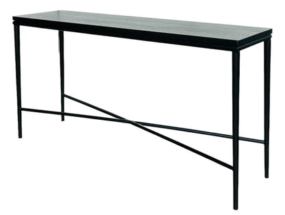 Cole Metal Framed Black Console Table -- view 4