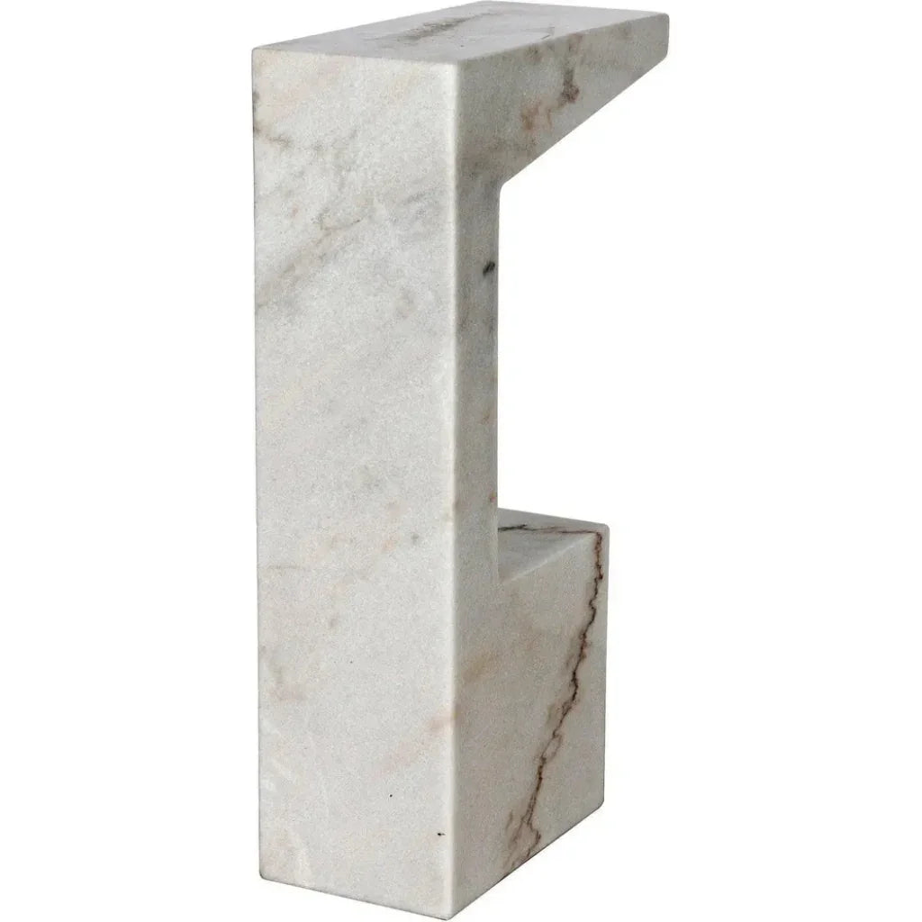 Aero Marble Accent Side Table -- view 9