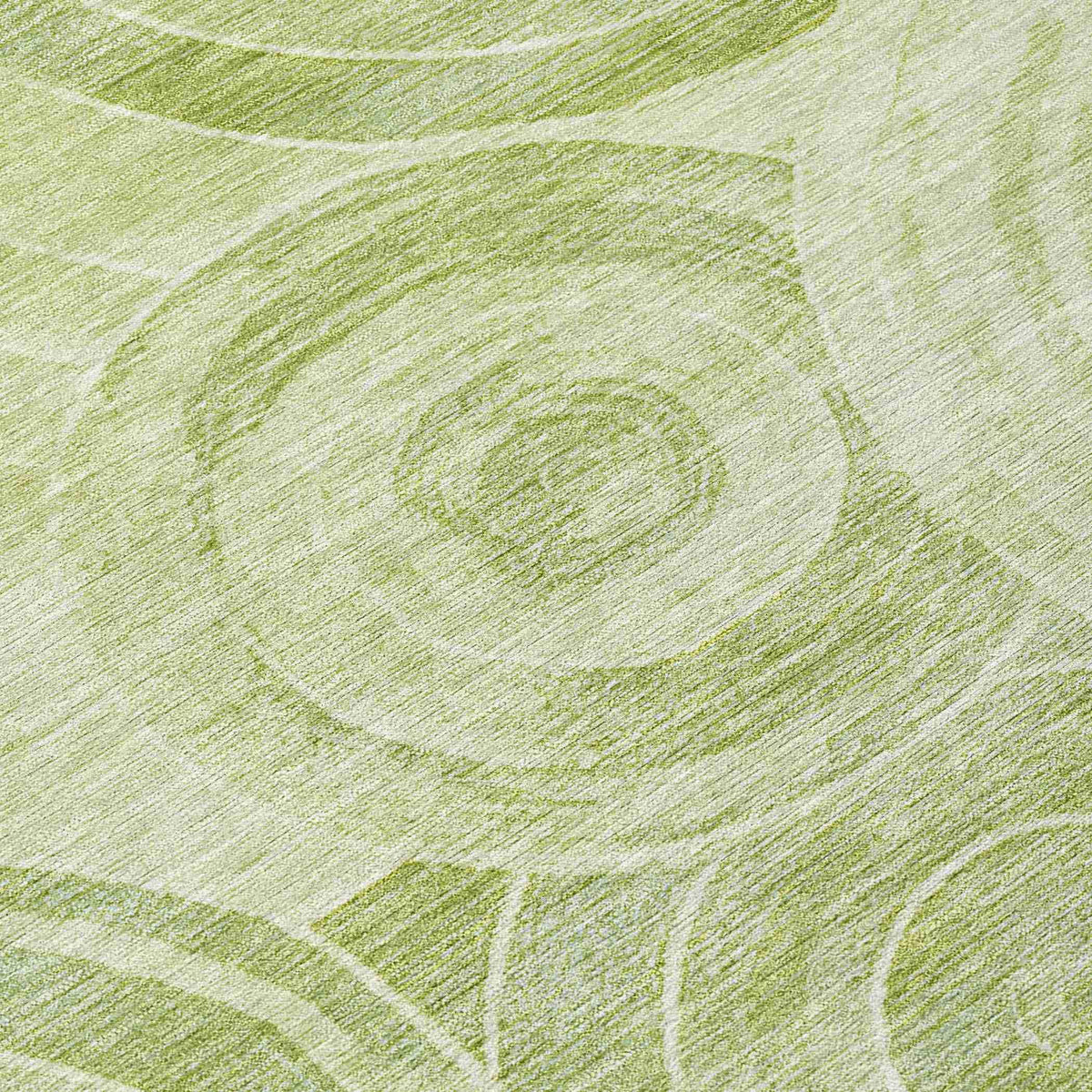 Jaelain Green Washable Indoor-Outdoor Rug