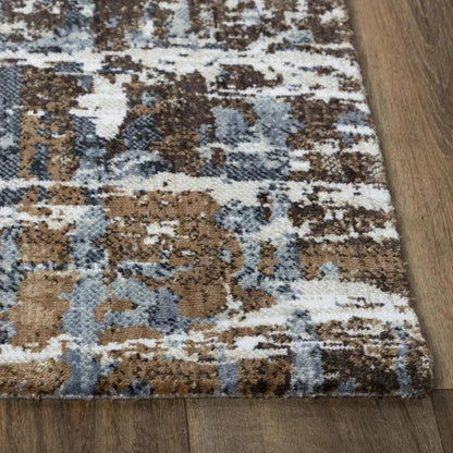 Beba Abstract Light Gray Large Area Rugs -- gray