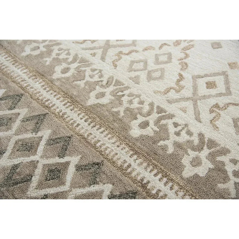 Carl Tribal Motif Natural Large Area Rugs - LOOMLAN - LOOMLAN - Area Rugs