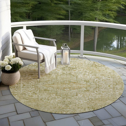 Kaelon Brown Washable Indoor-Outdoor Rug