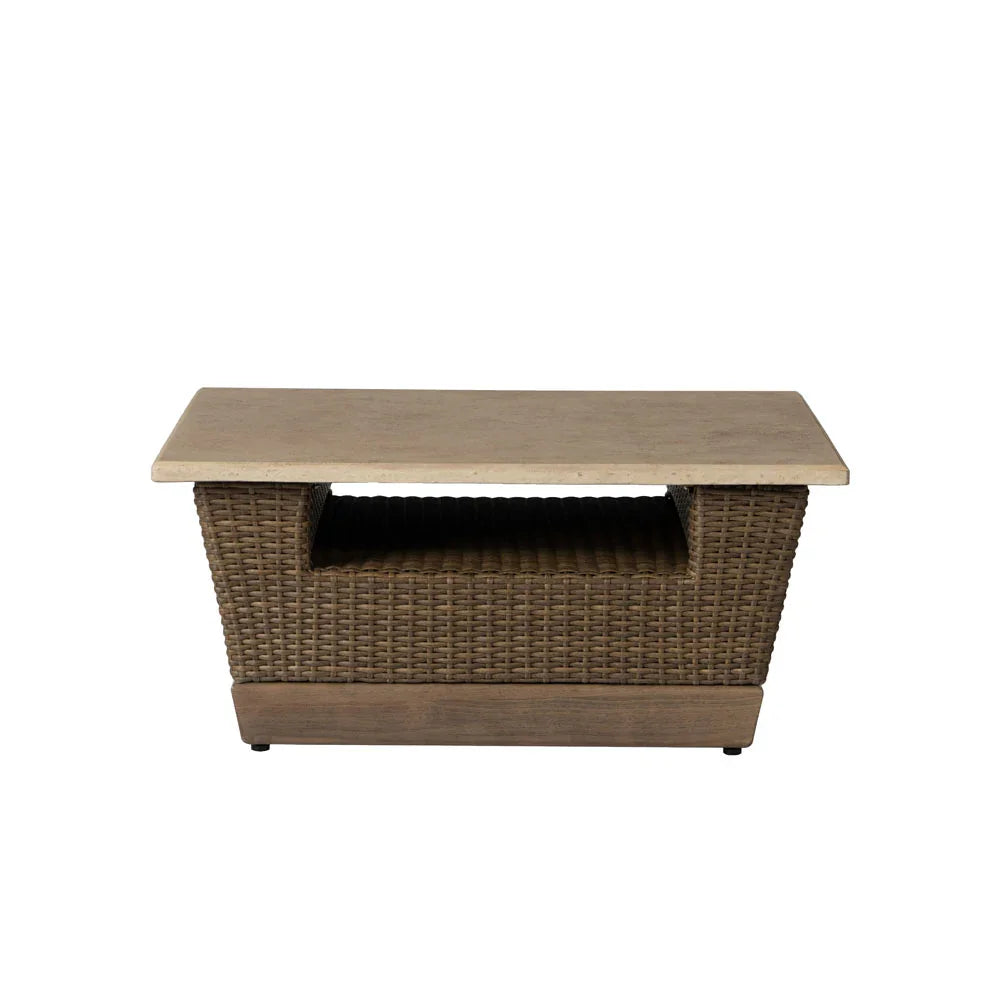 Charisma Aluminum Square Outdoor Cocktail Table