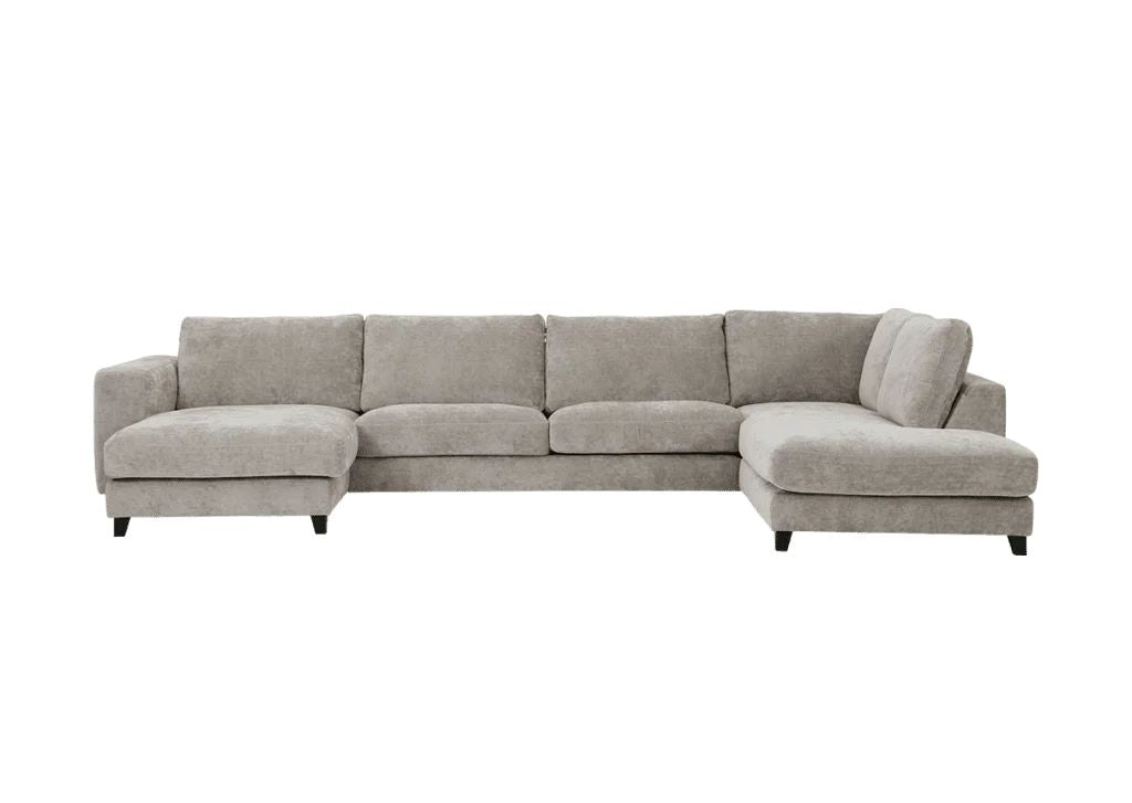 LOOMLAN Custom Upholstery Larvik Minimalist Rounded Edge Fabric Modular Sofa
