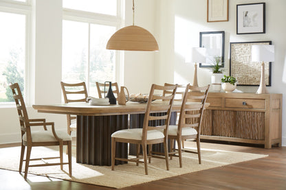 Anniversary Ladderback Fabric Dining Chair 2PC