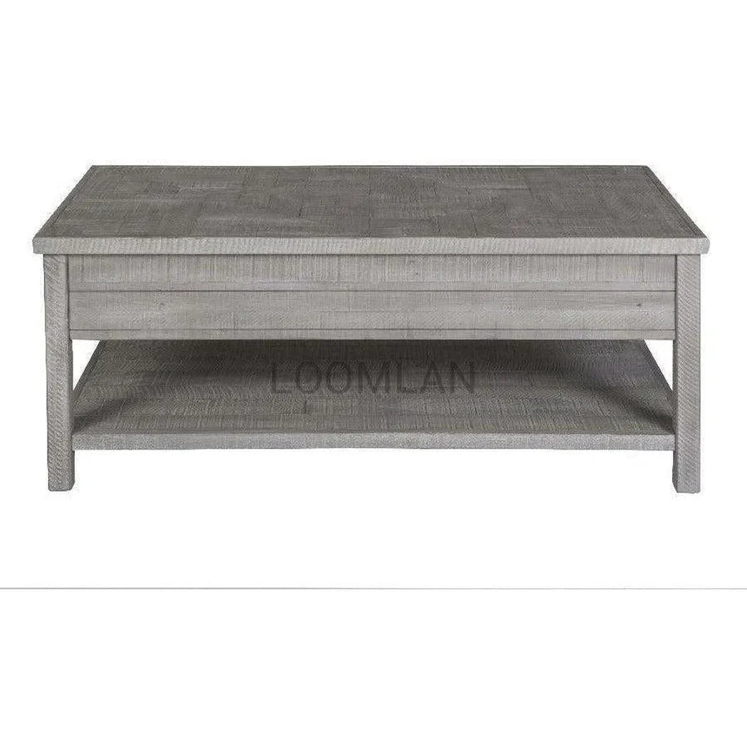 50" Reclaimed Wood Serenity Lift top cocktail table Coffee Tables LOOMLAN By LOOMLAN