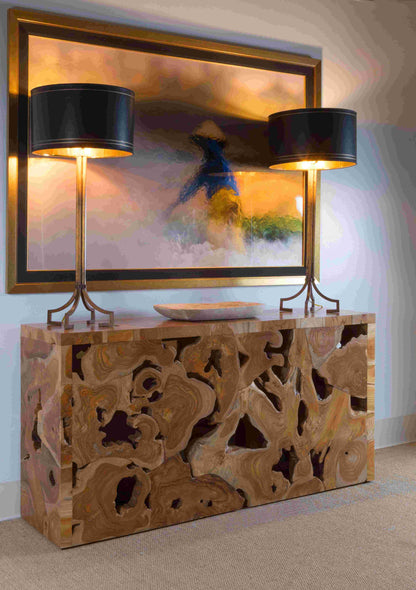 Panama Jack Organics Natural Rectangular Console Table
