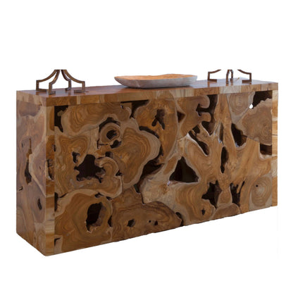 Panama Jack Organics Natural Rectangular Console Table