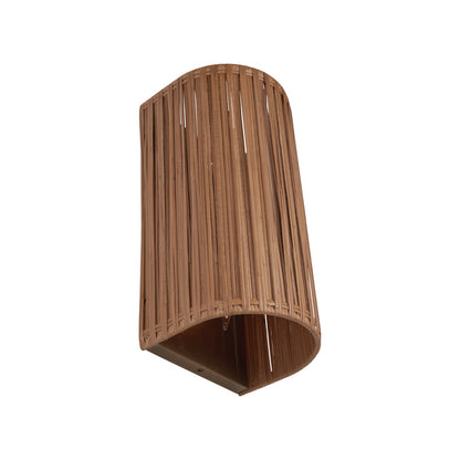 Wildwood Avondale Woven Rattan Wall Sconce