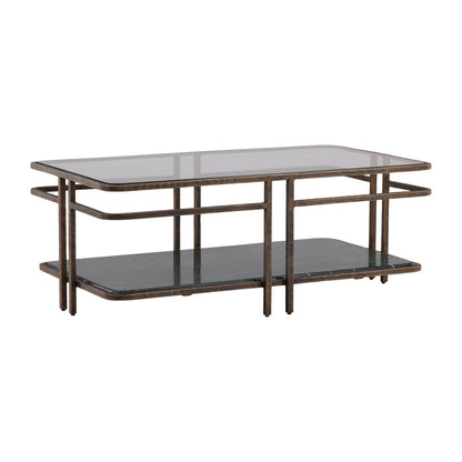 Furniture Classics Buckroe Iron Frame Rectangular Coffee Table