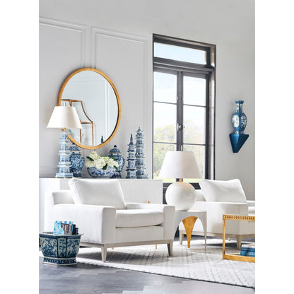 Pagoda Blue White Hand-Crafted Table Lamp