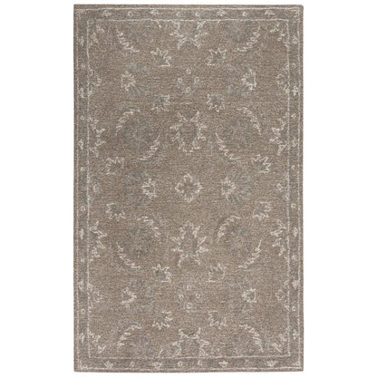 Cung Floral Brown Area Rugs For Living Room
