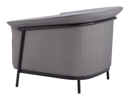 Burry Slate Gray Accent Arm Chair