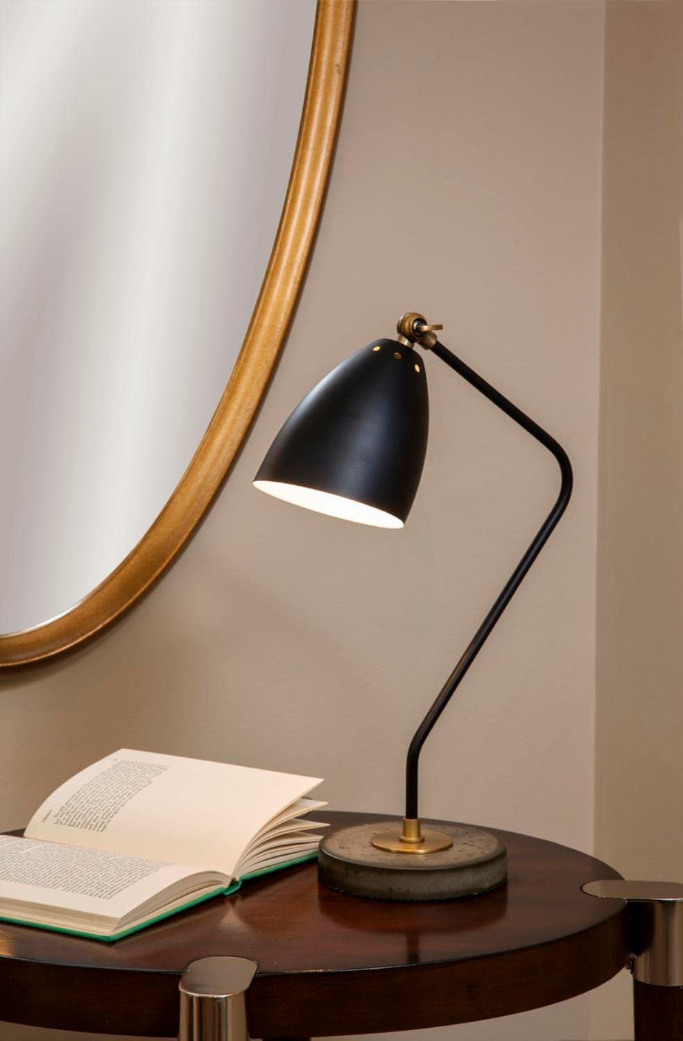 Correll Metal Black Task Lamp