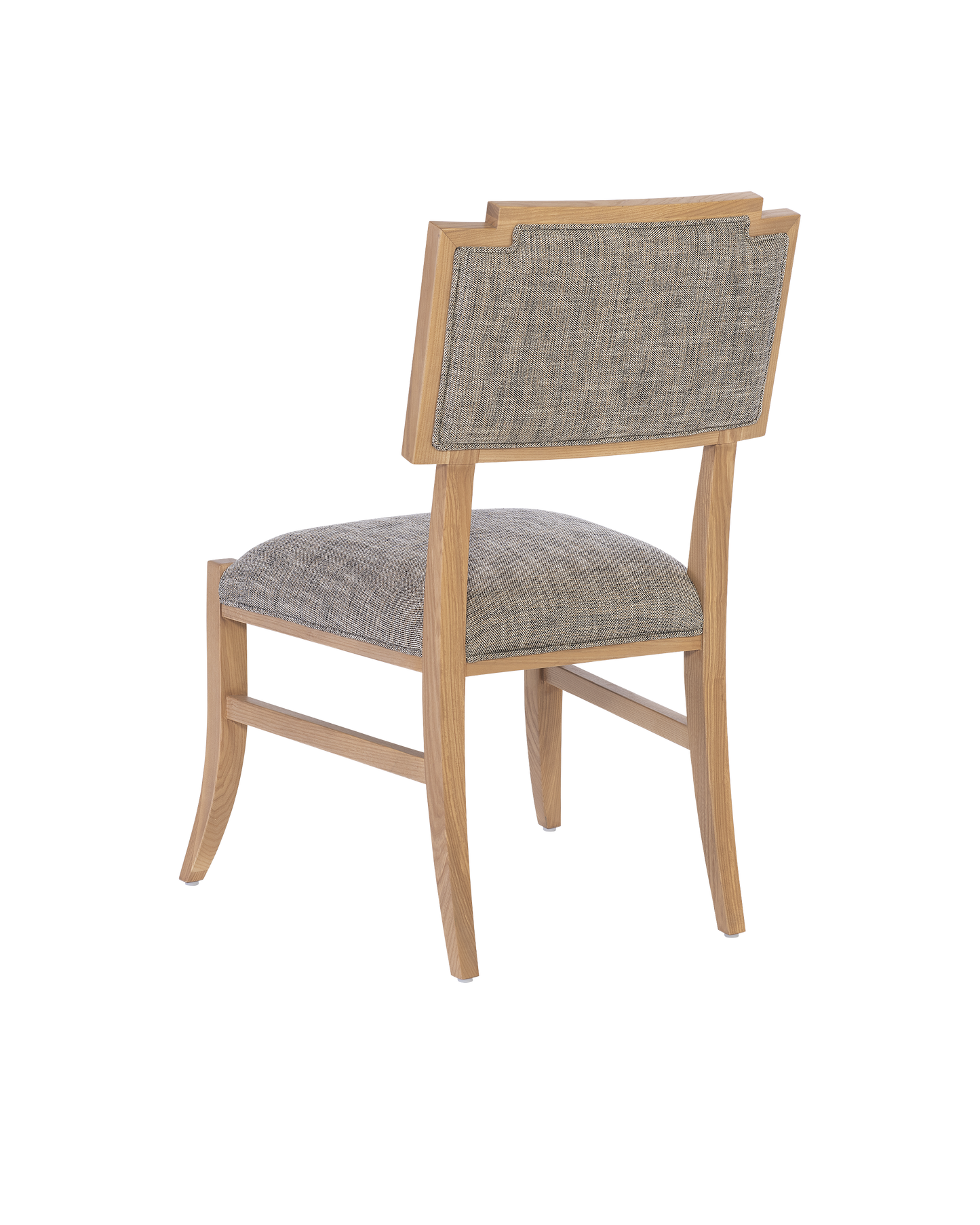 Melanie Blonde Wood Brown Armless Side Chair