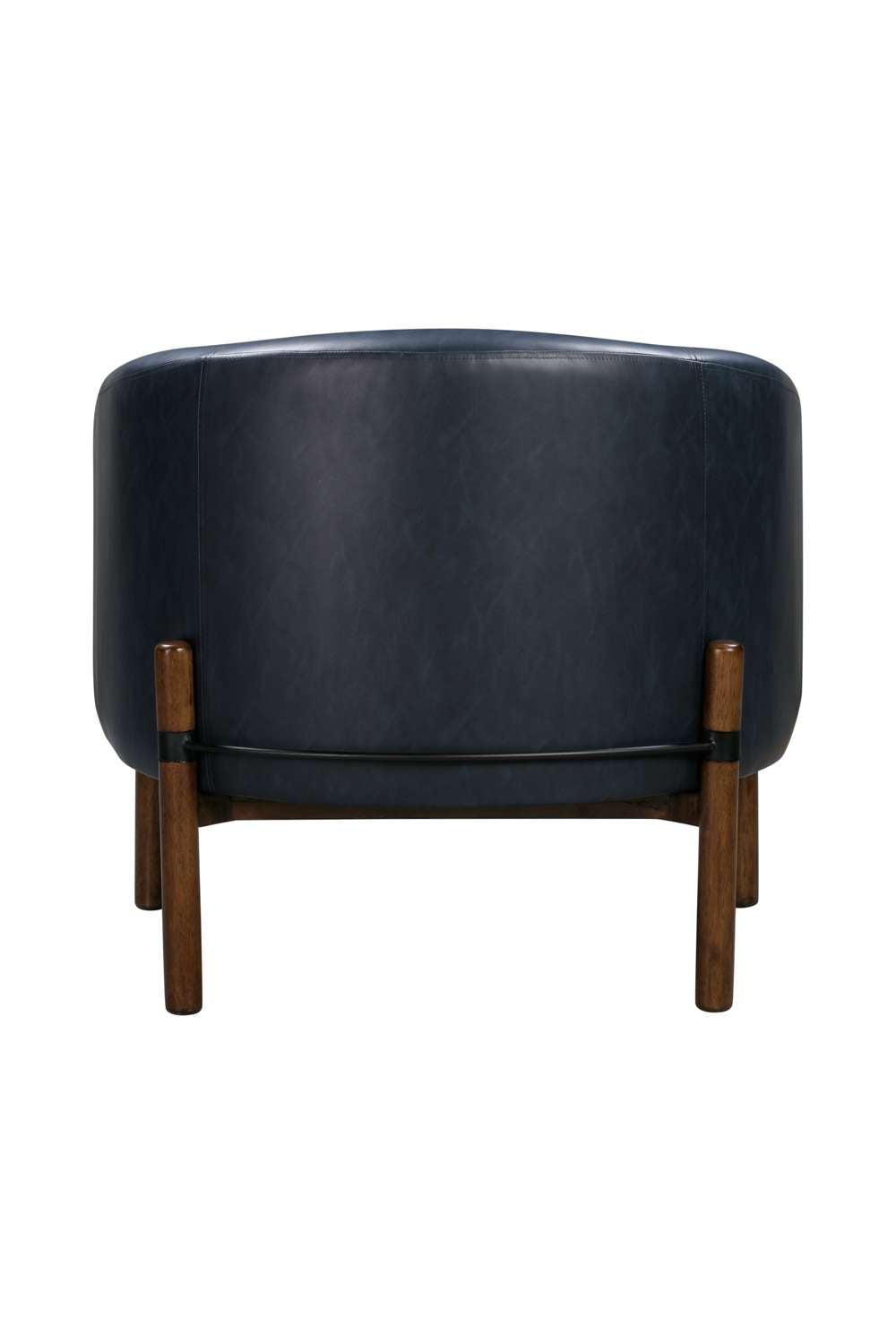 Higgins Wood Navy Accent Arm Chair -- view 5