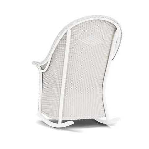 Lloyd Flanders Loom Wicker High Back Porch Outdoor Rocker