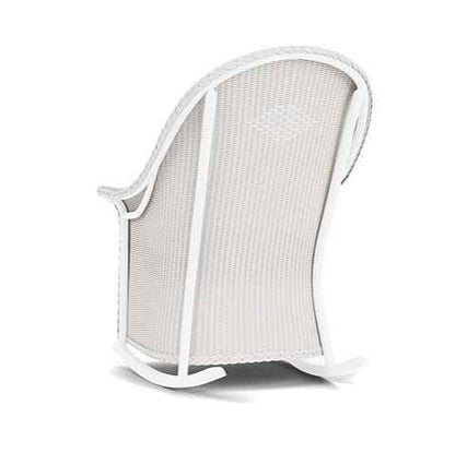 Lloyd Flanders Loom Wicker High Back Porch Outdoor Rocker