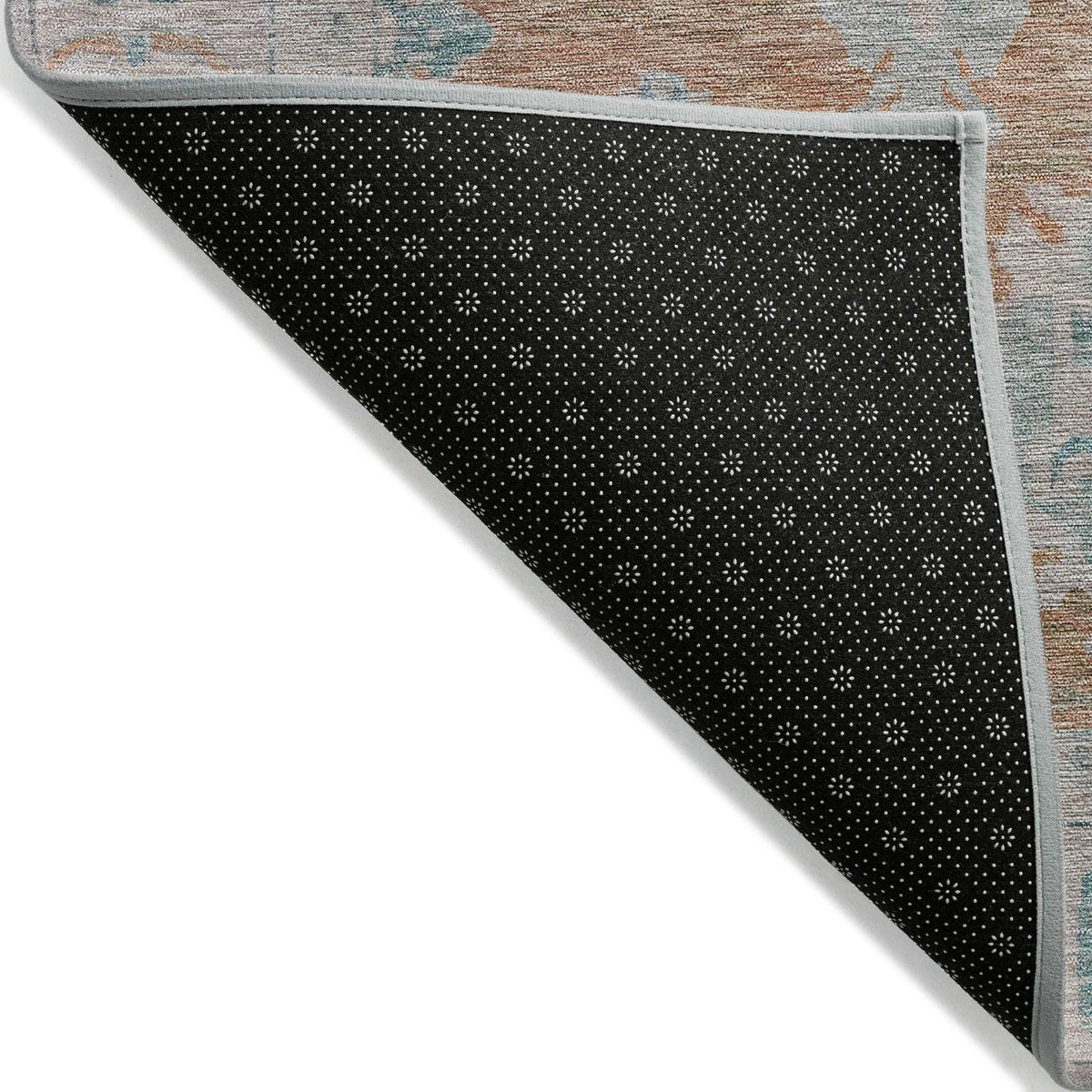 Jaelora Orange Washable Indoor-Outdoor Rug