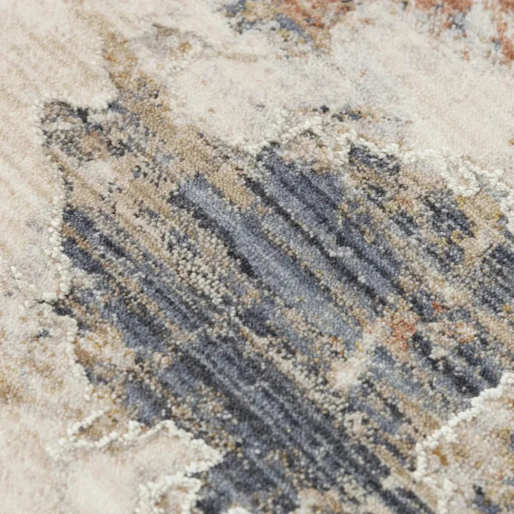 Cyke Abstract Natural Area Rugs For Living Room - LOOMLAN - LOOMLAN - Area Rugs