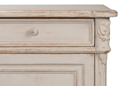 Lilac Four Doors Wood Sideboard