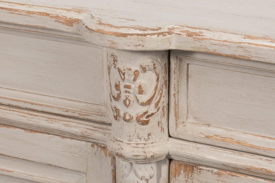 Lilac Four Doors Wood Sideboard