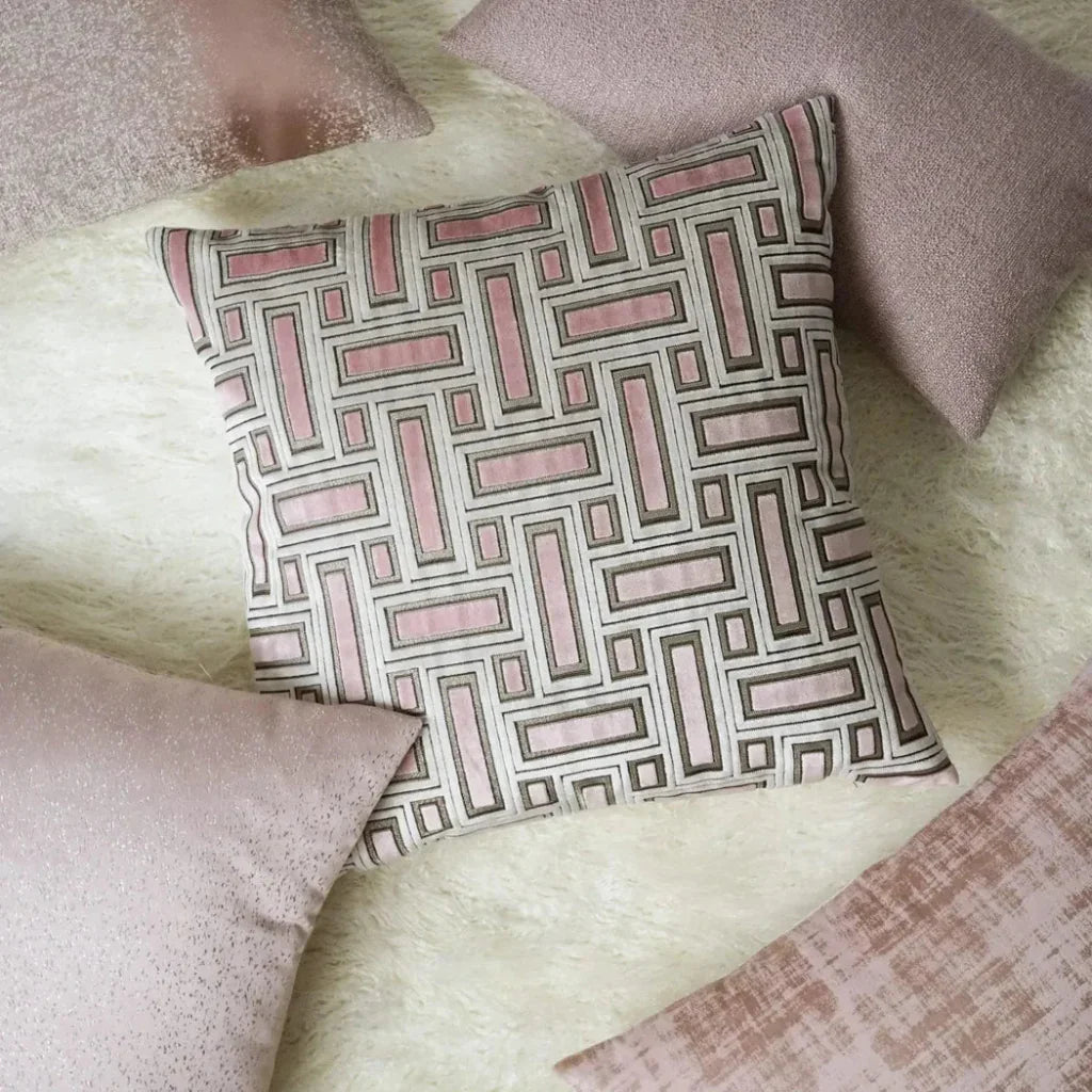 Brix Bella Geometric Blush Large Throw Pillow Insert -- view 3