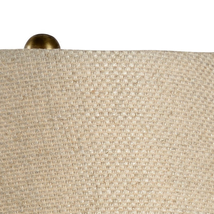 Chelsea House Sierra Chestnut Leather Straps Brass Accents Table Lamp