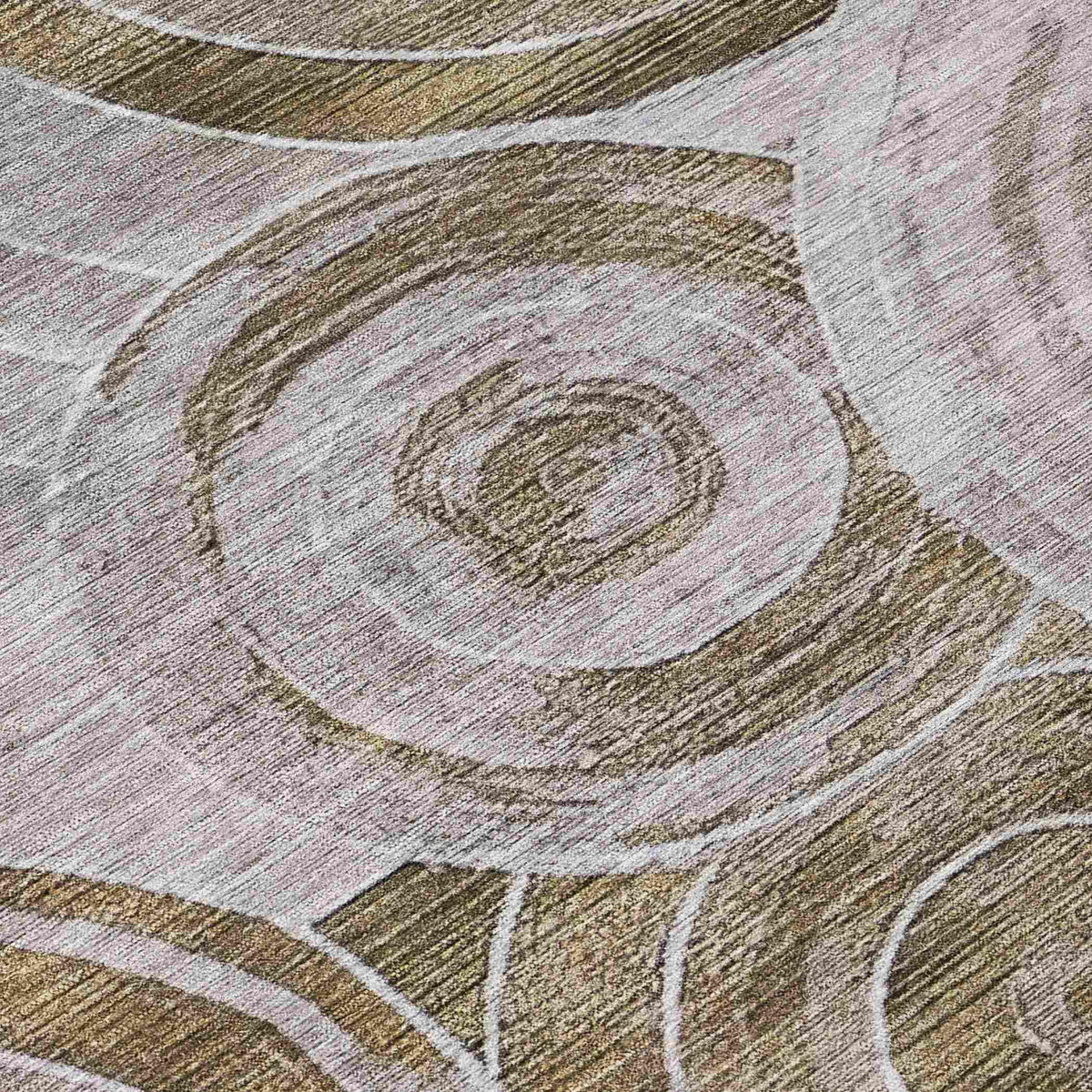 Jaelain Brown Washable Indoor-Outdoor Rug