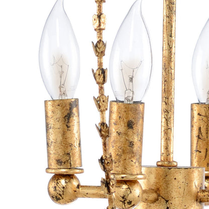 Hillsboro Iron And Crystal Made Chandelier