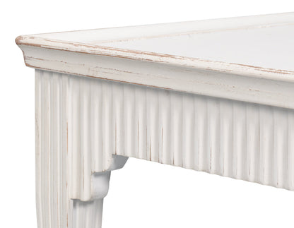 Jude Bungalow Pine White Rectangular Cocktail Table