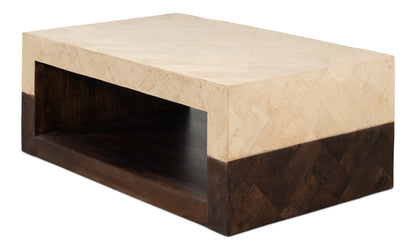 Rowan Mango Wood Brown Rectangular Coffee Table