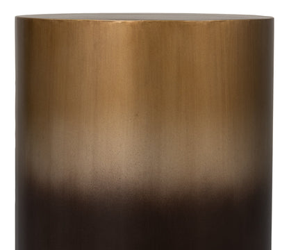 Horizon Metal Gold Round End Table