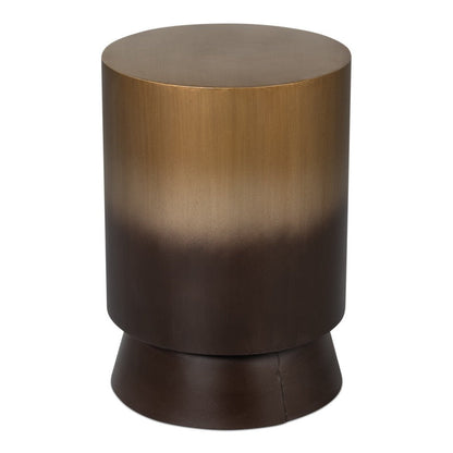 Horizon Metal Gold Round End Table